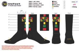 ONE LOVE CYCLING SOCKS - NEW!