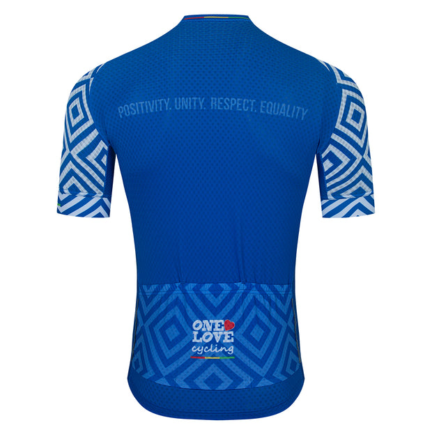 Blue Classic Mosaic Jersey - M 24x W 21x