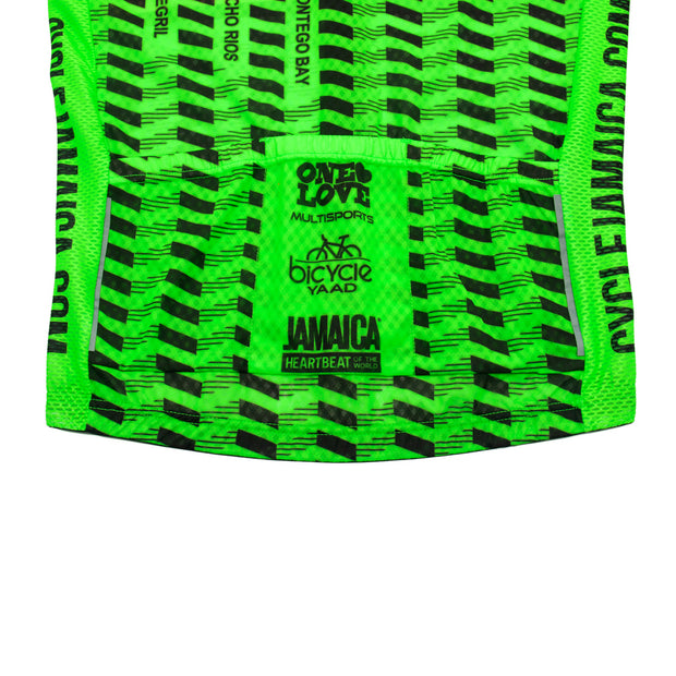 Classic -Cycle Jamaica Green Jersey. (M 7x W 29x)