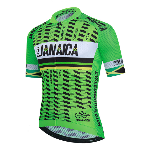 Cycle Jamaica Green Jersey- M 11x W 17x