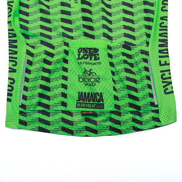 Classic -Cycle Jamaica Green Jersey. (M 7x W 29x)