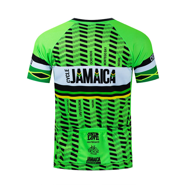 Cycle Jamaica Drifit Tshirt with rear pockets - M 18x W 22x