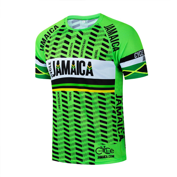 Cycle Jamaica Drifit Tshirt with rear pockets - M 18x W 22x